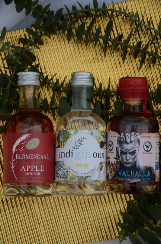 Luxury Triple Mini Craft Spirit & Mixer Christmas Gift Box | Perfect Stocking Filler