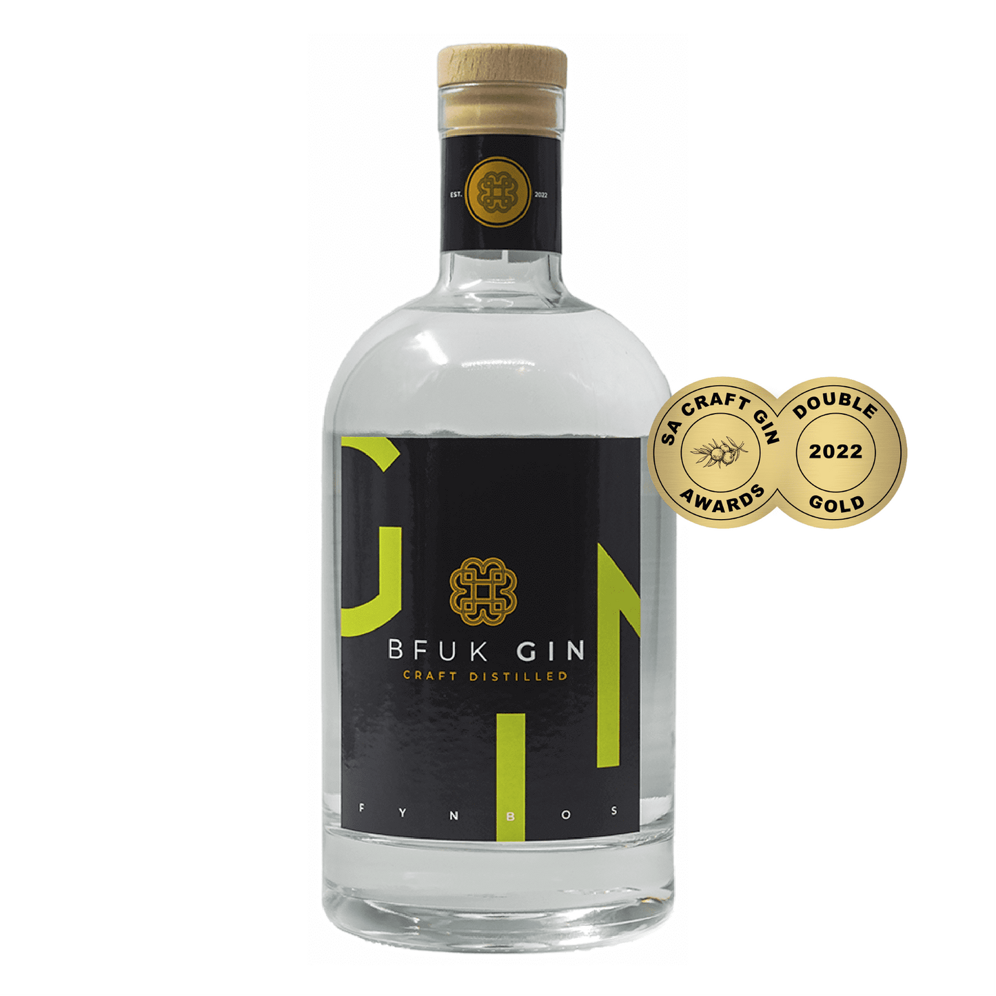 Bfuk Fynbos Gin Award Sticker