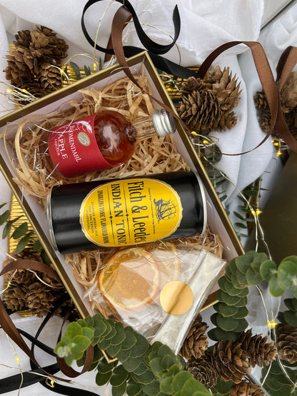 Luxury Mini Craft Spirit & Mixer Christmas Gift Box | Perfect Stocking Filler