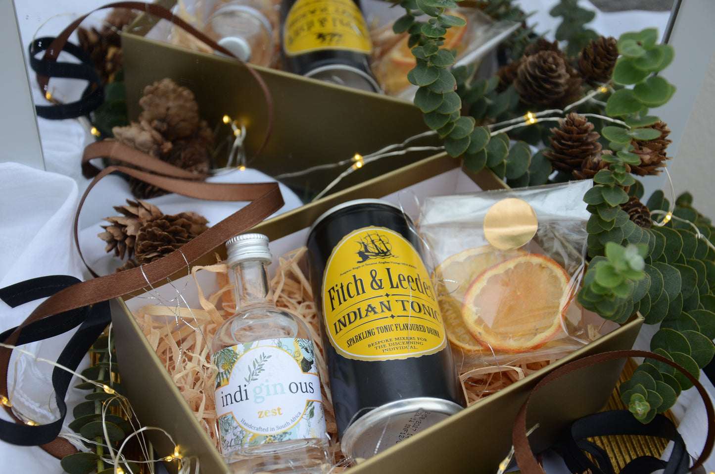 Luxury Mini Craft Spirit & Mixer Christmas Gift Box | Perfect Stocking Filler