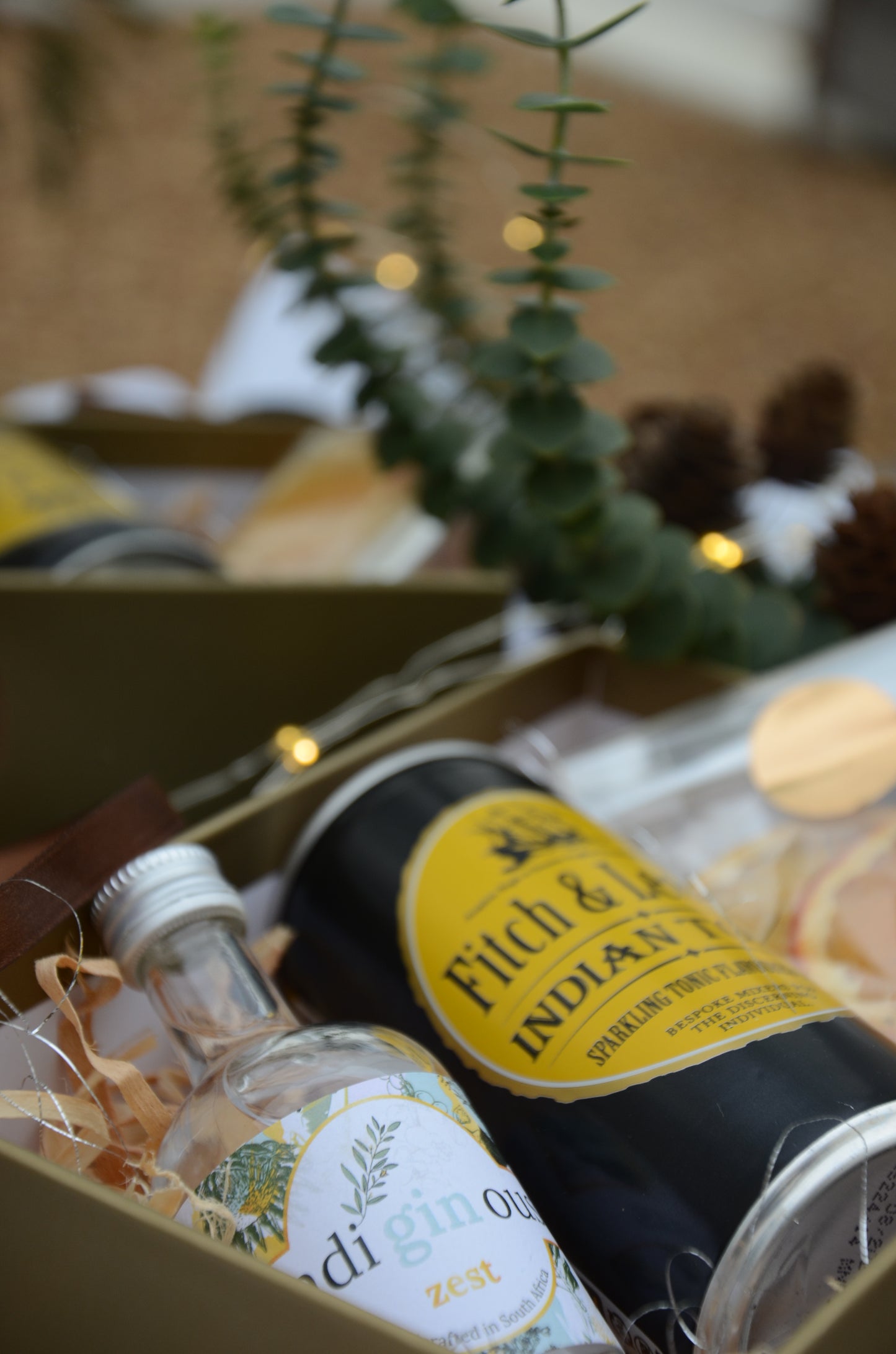 Luxury Mini Craft Spirit & Mixer Christmas Gift Box | Perfect Stocking Filler
