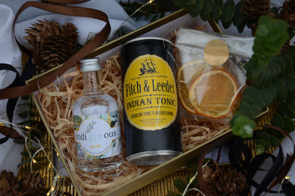 Luxury Mini Craft Spirit & Mixer Christmas Gift Box | Perfect Stocking Filler