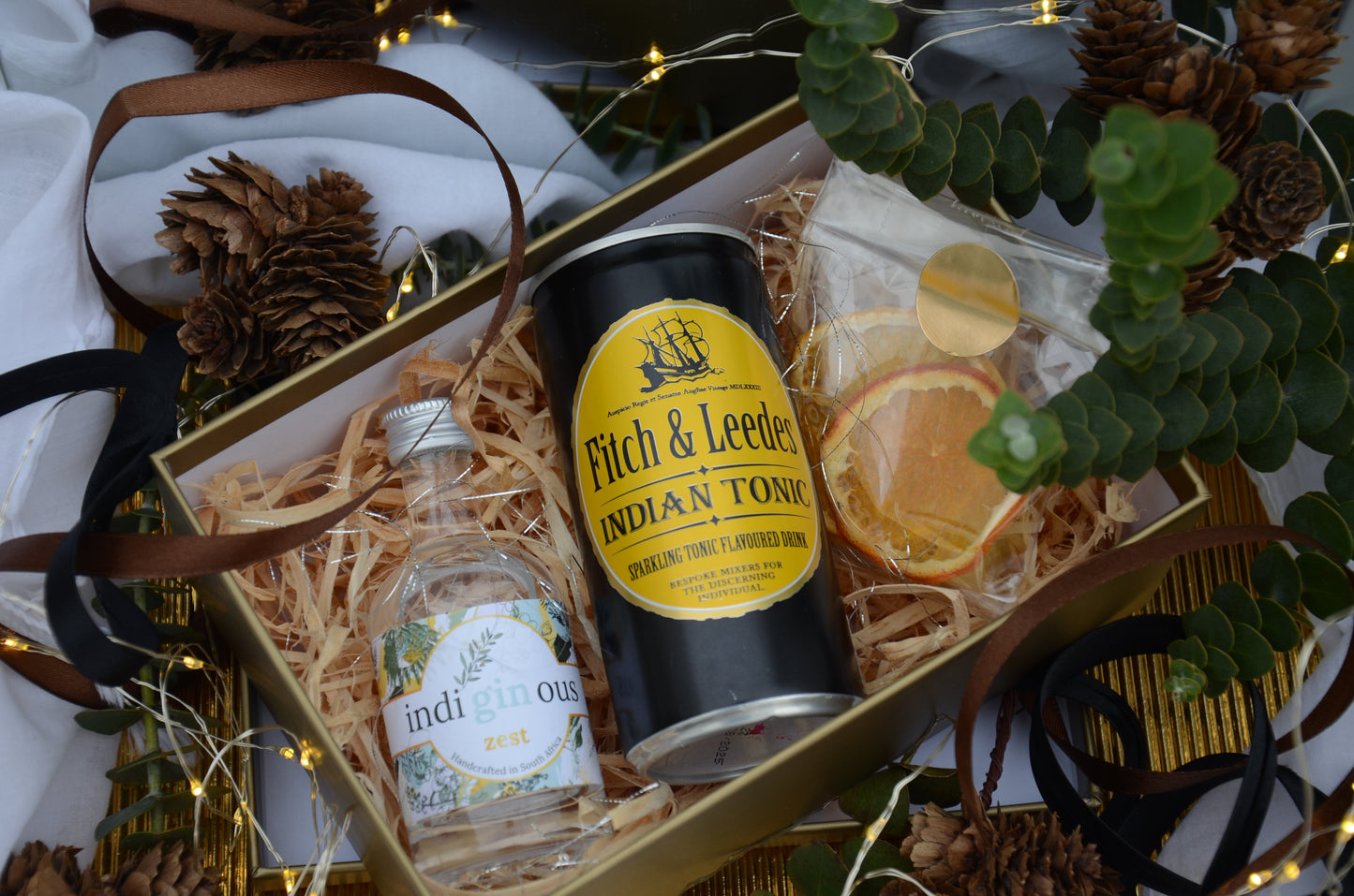 Luxury Mini Craft Spirit & Mixer Christmas Gift Box | Perfect Stocking Filler