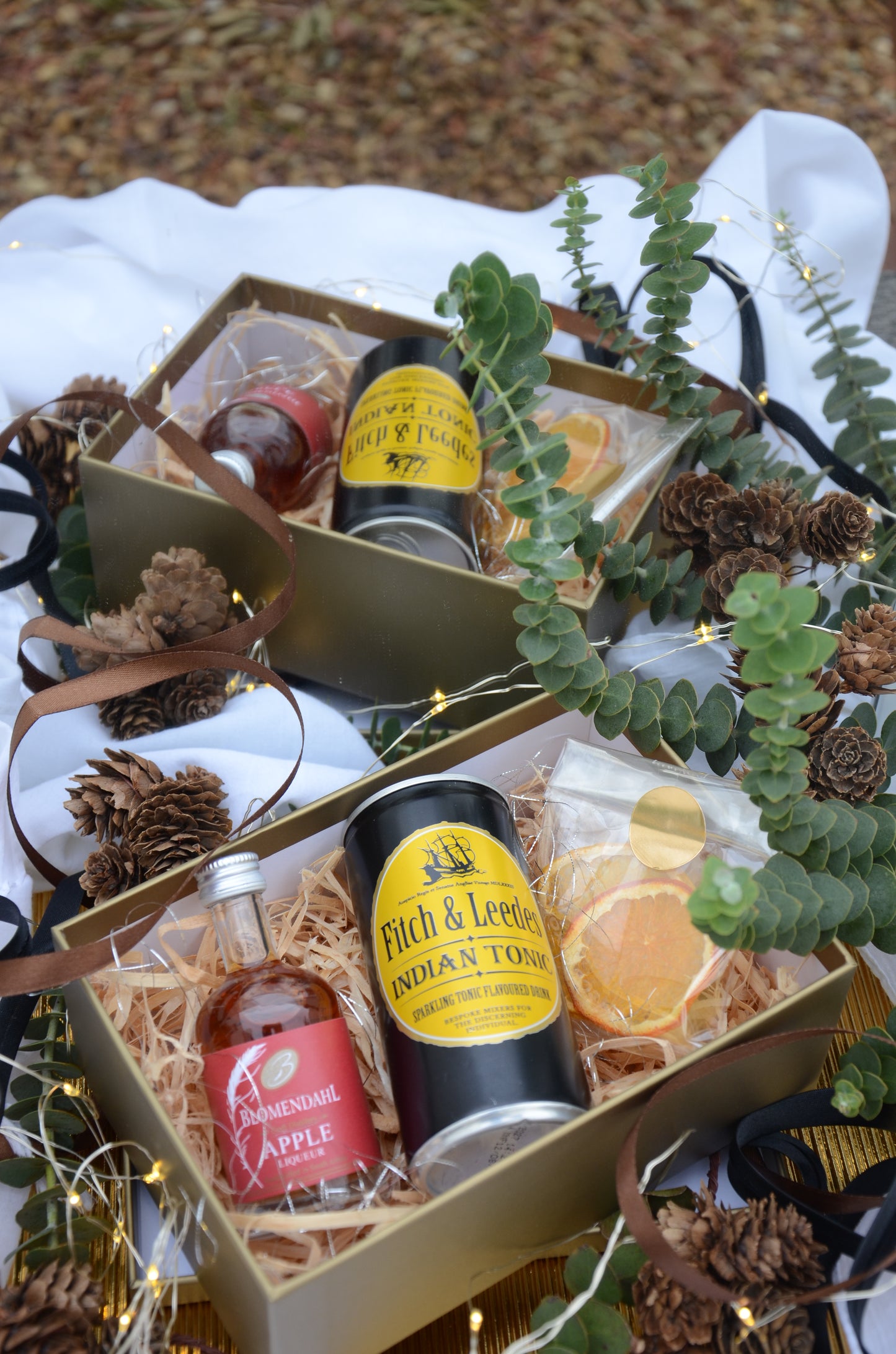 Luxury Mini Craft Spirit & Mixer Christmas Gift Box | Perfect Stocking Filler